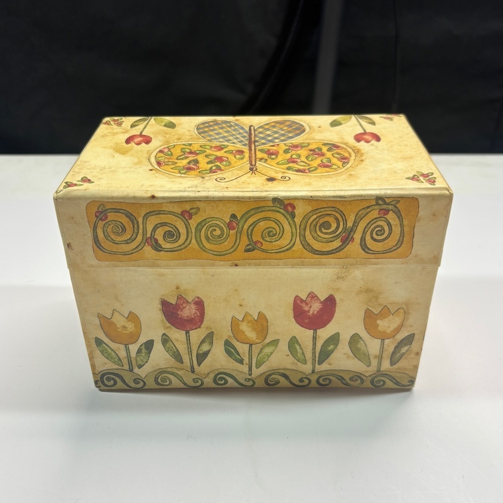 Butterfly Garden Karen Hillard Crouch Recipe Cards Box Main Street Press